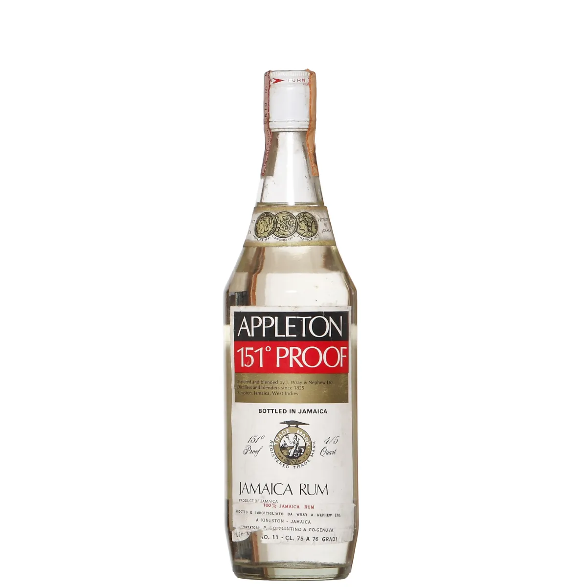Appleton 151 Proof bottled in the 1960s Italian Import