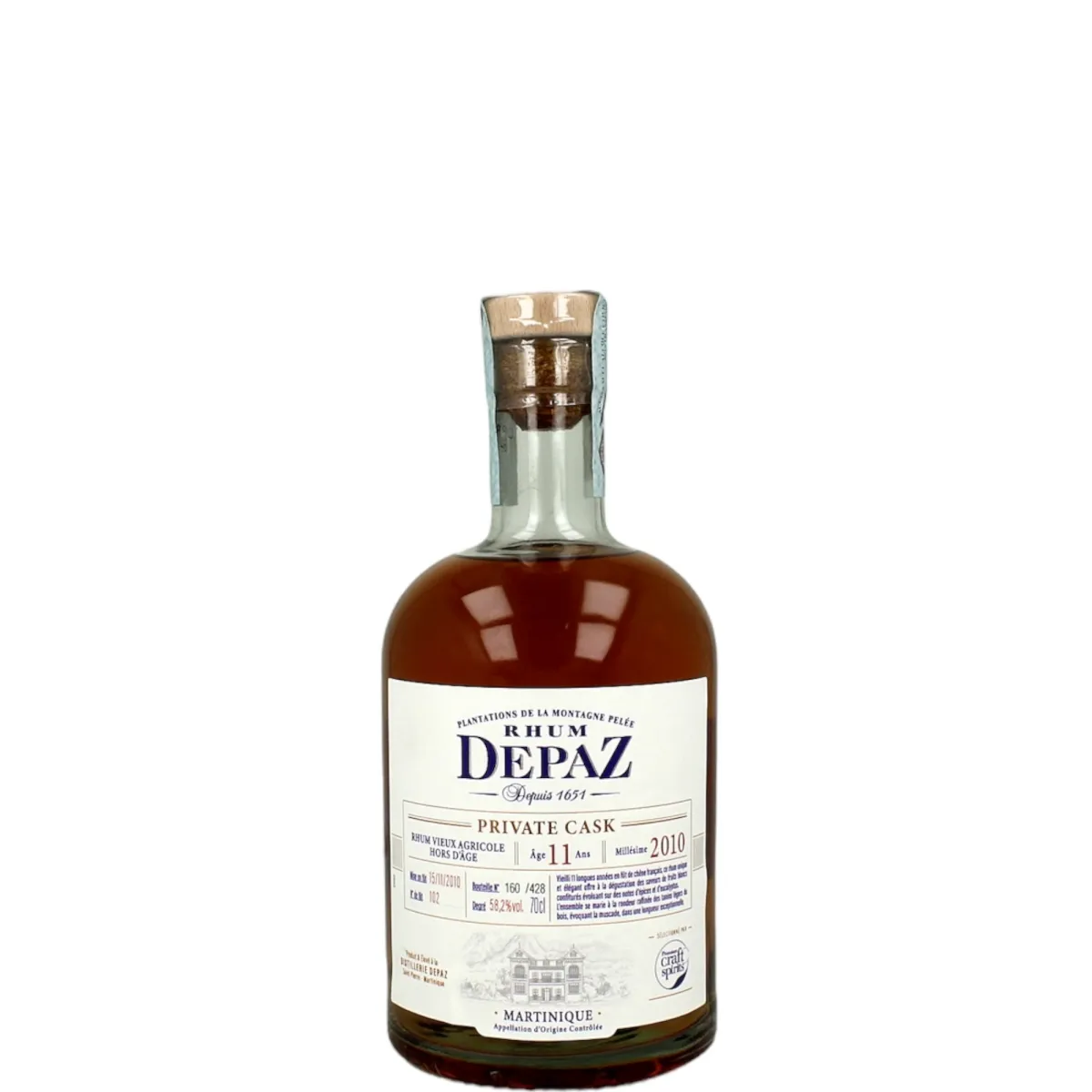 Depaz Private Cask 2010 11YO (Premium Craft Spirits)