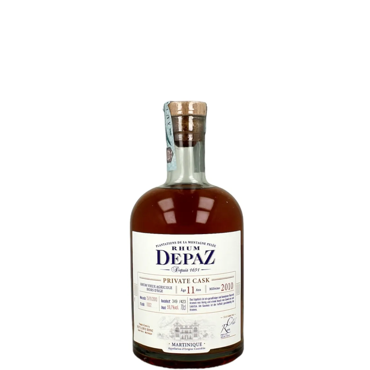 Depaz Private Cask 2010 11YO (RumClub)