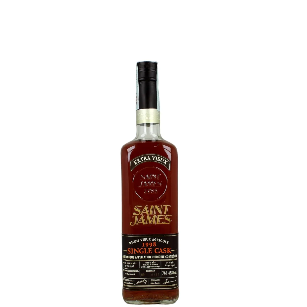 Saint James 1998 17YO Single Cask (fût 829-12-98)