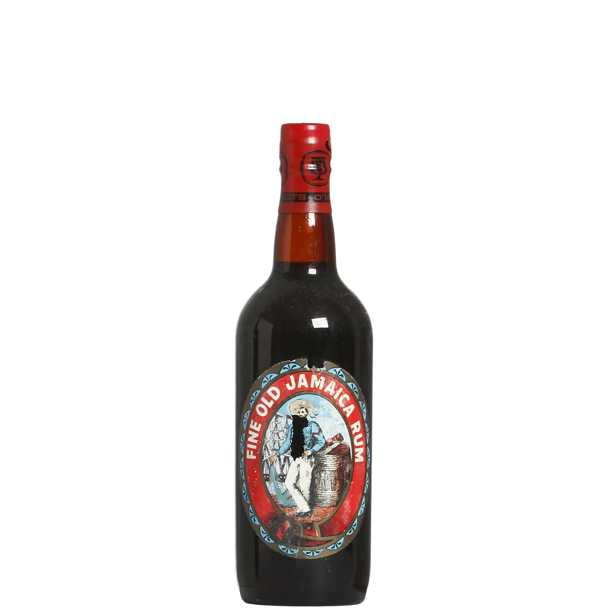 Fine Old Jamaica Rum bottled in the 1940s