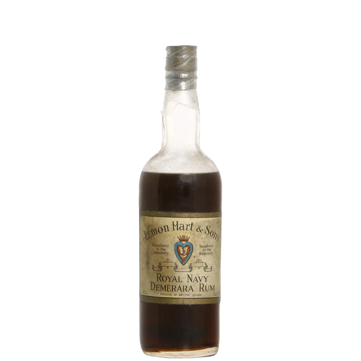 Lemon Hart Overproof bottled in the 1940s