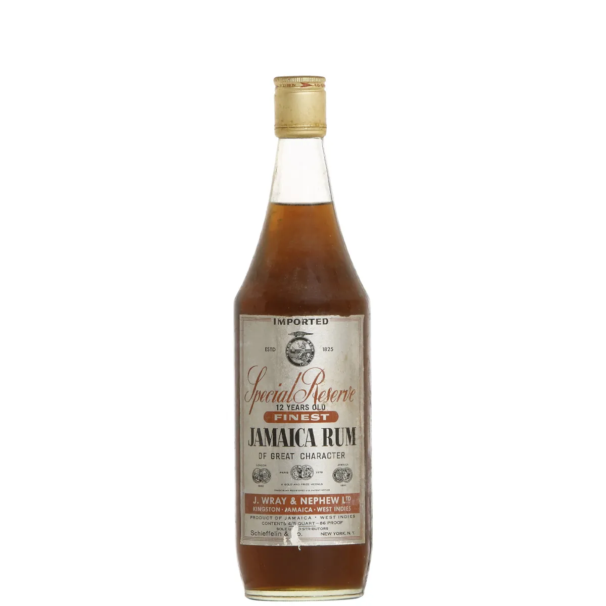 Wray & Nephew Special Reserve 12YO bottled in the 1970s