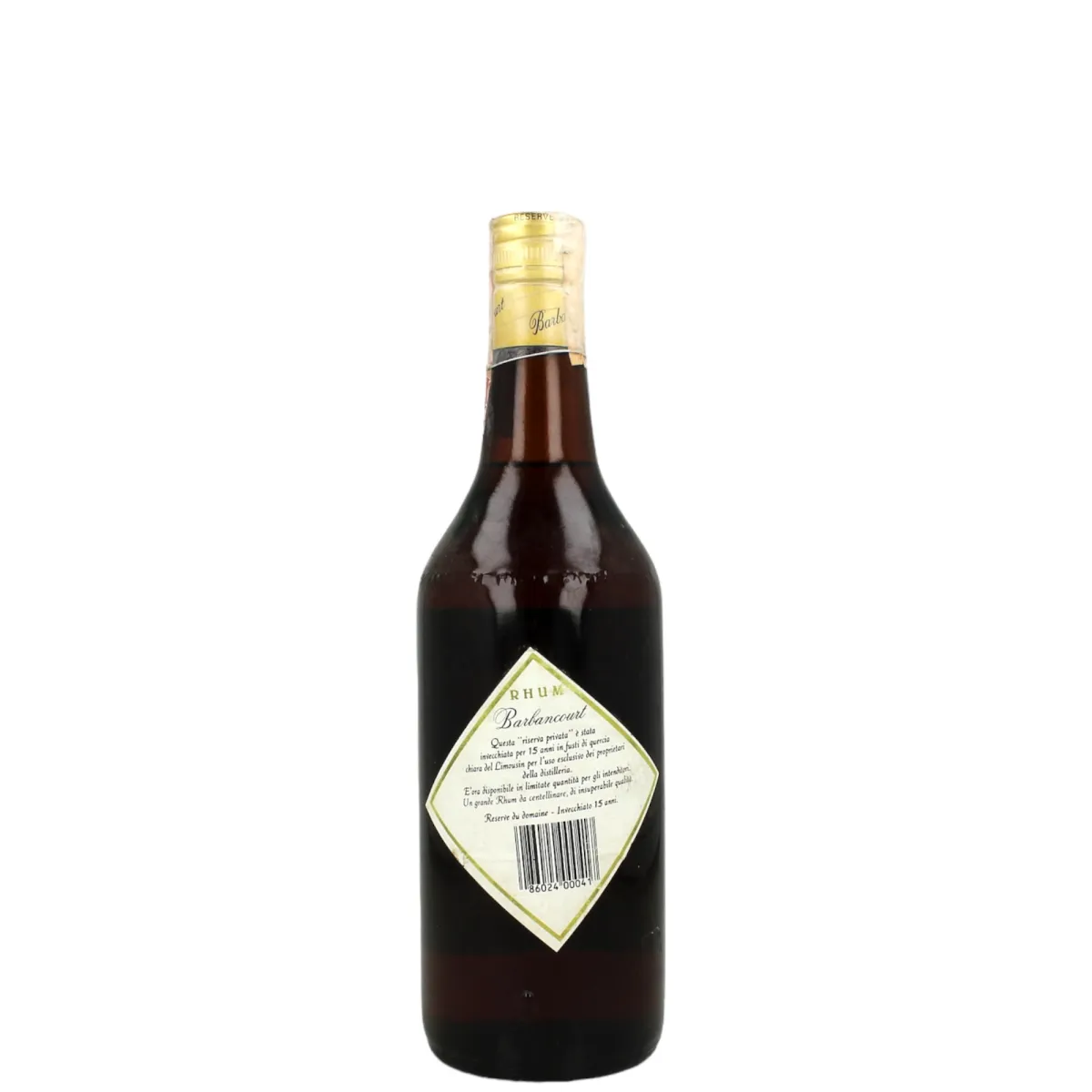 Barbancourt Reserve du Domaine 15YO bottled in the 1980s (D&C Import)