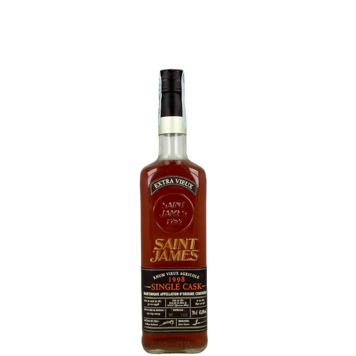 Saint James 1998 10YO Single Cask (fût 891-12-98)