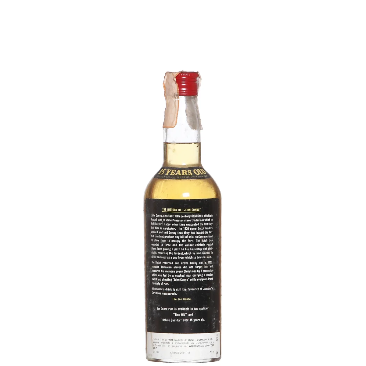 Jon Canoe 15YO bottled in the 1960s