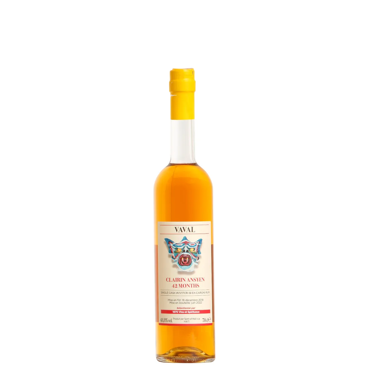 Clairin Ansyen Vaval 42 Mois (1870 Vins & Spiritueux)