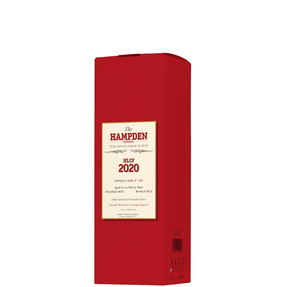 Hampden HLCF 2020 3YO (cask 328 for G. Begnoni)