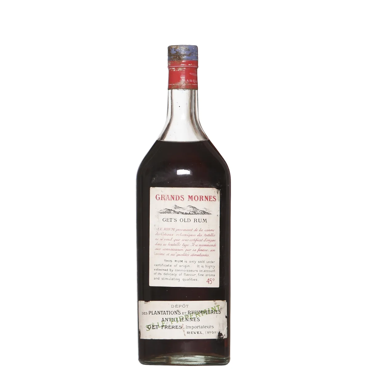 Grands Mornes Get's Old Rum (1930)
