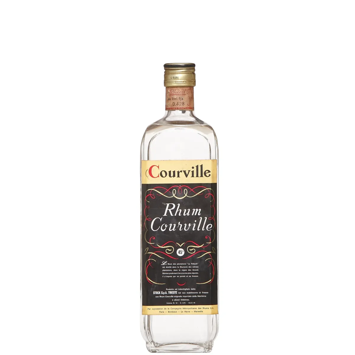 Courville Blanc bottled in the 1960s