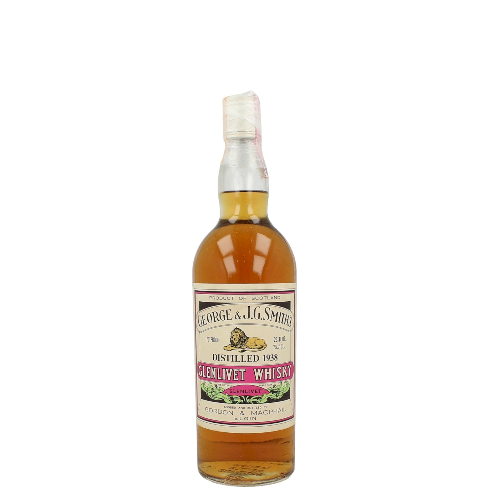 Gordon &amp; MacPhail Glenlivet 1938