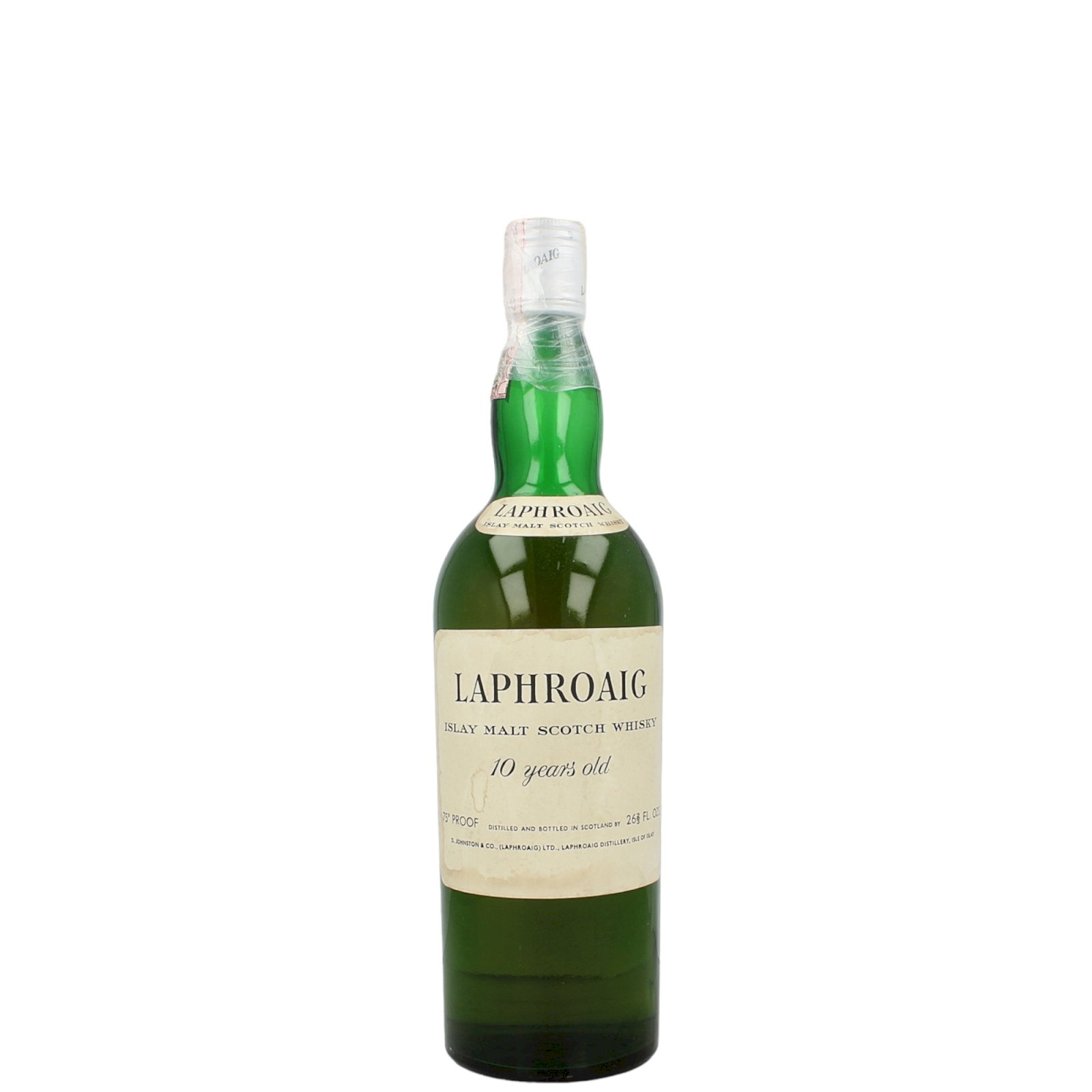 Laphroaig 10YO 75 Proof bottled in the 1960s