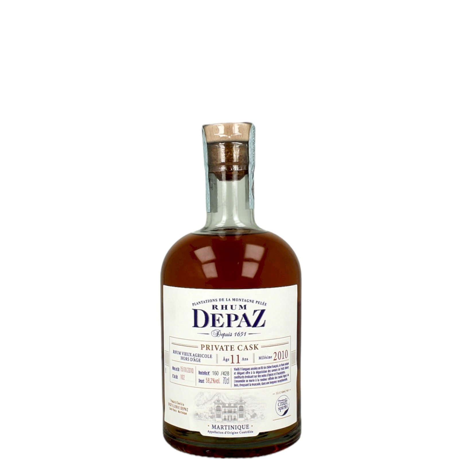 Depaz Private Cask 2010 11YO (Premium Craft Spirits)