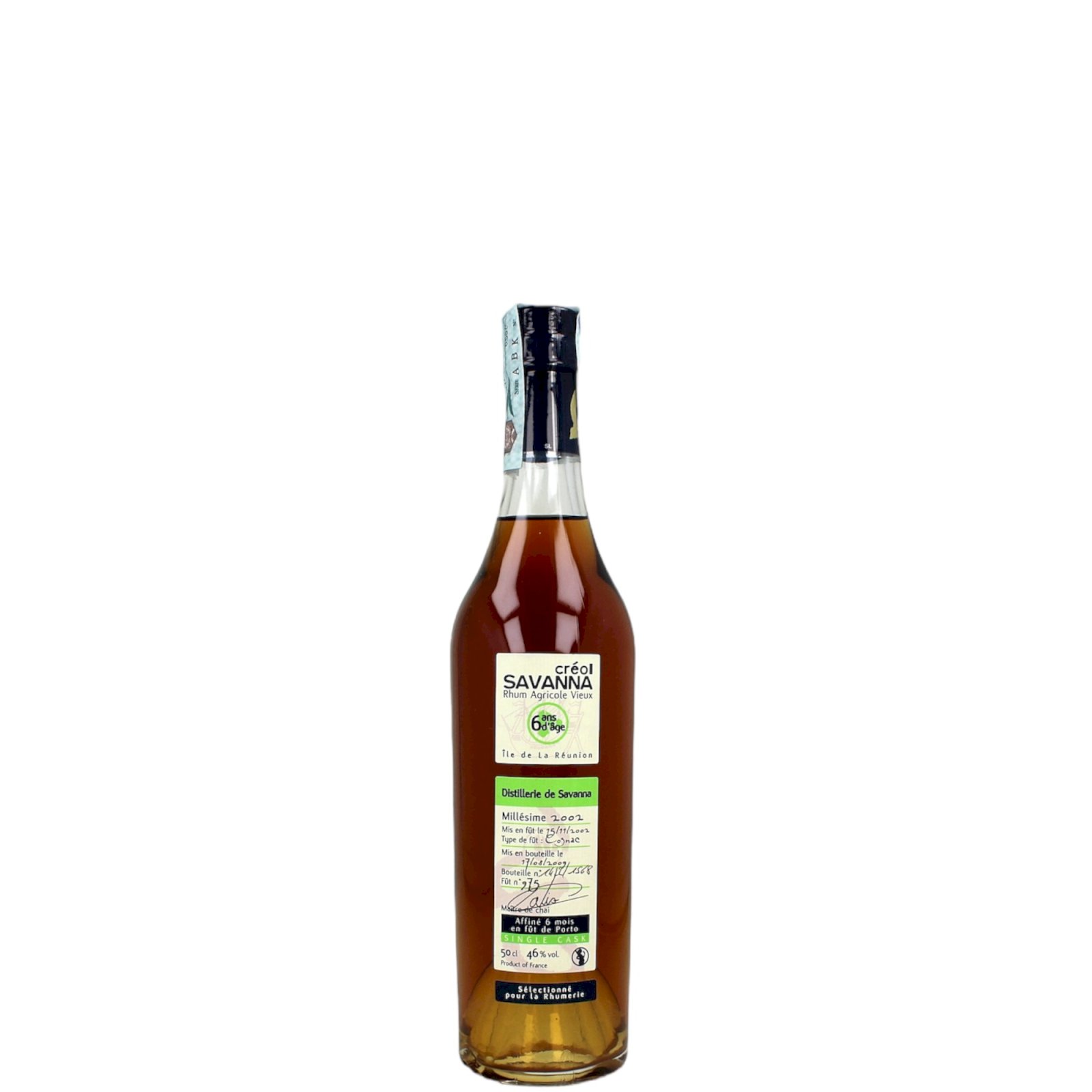 Savanna Creol 2002 6YO cask 975
