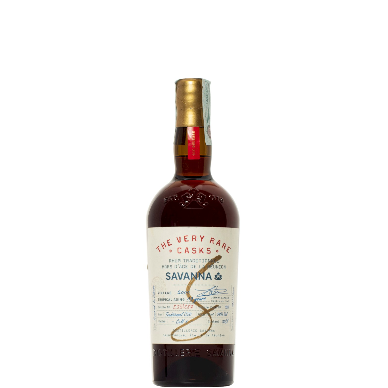 Savanna The Very Rare Casks 2000 19YO (1st Release)