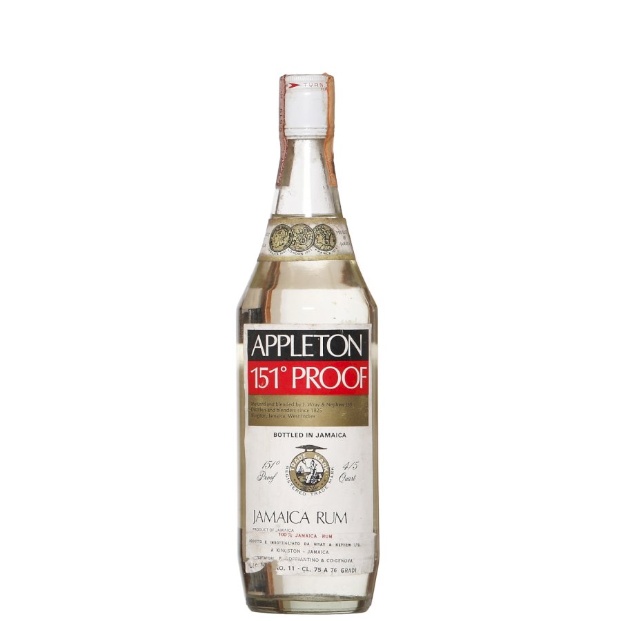 Appleton 151 Proof bottled in the 1960s Italian Import