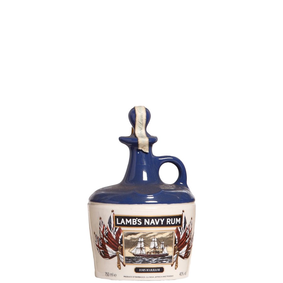 Lamb's Navy Warrior bottled in the 1980s