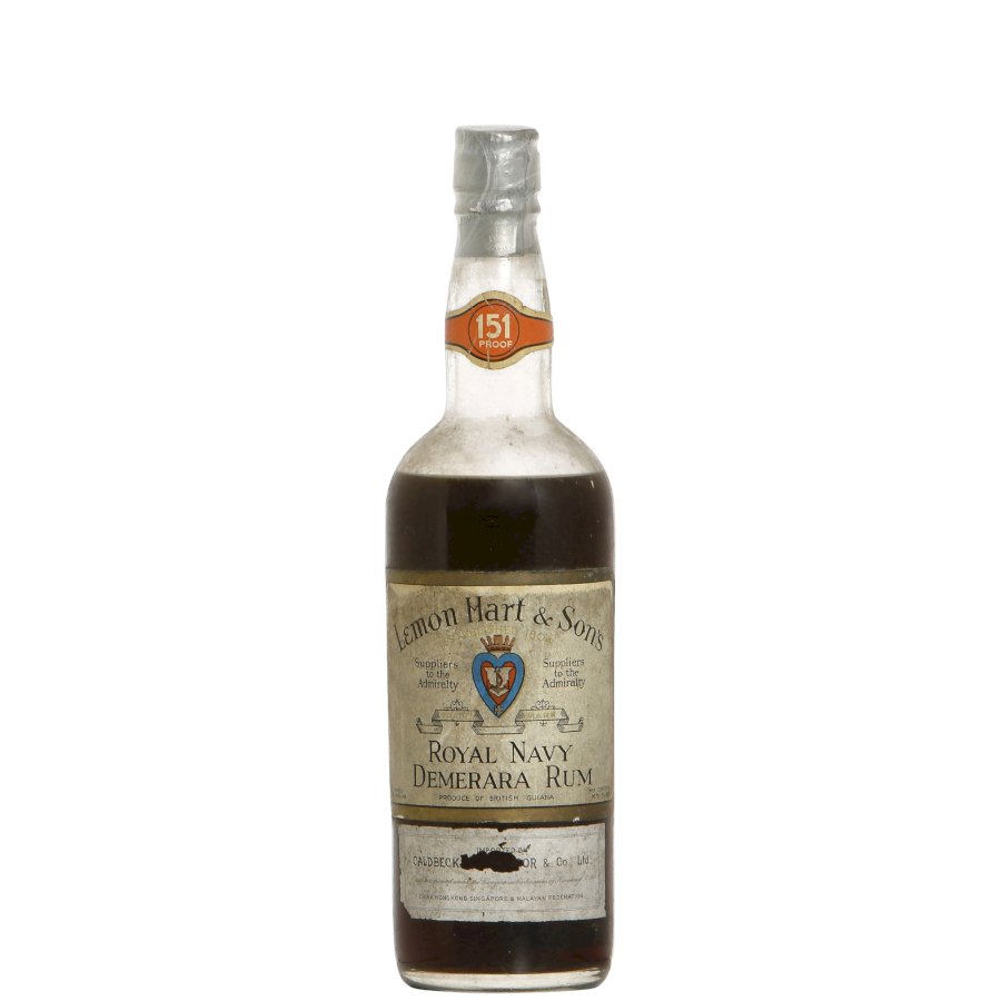 Lemon Hart 151 bottled in the 1940s