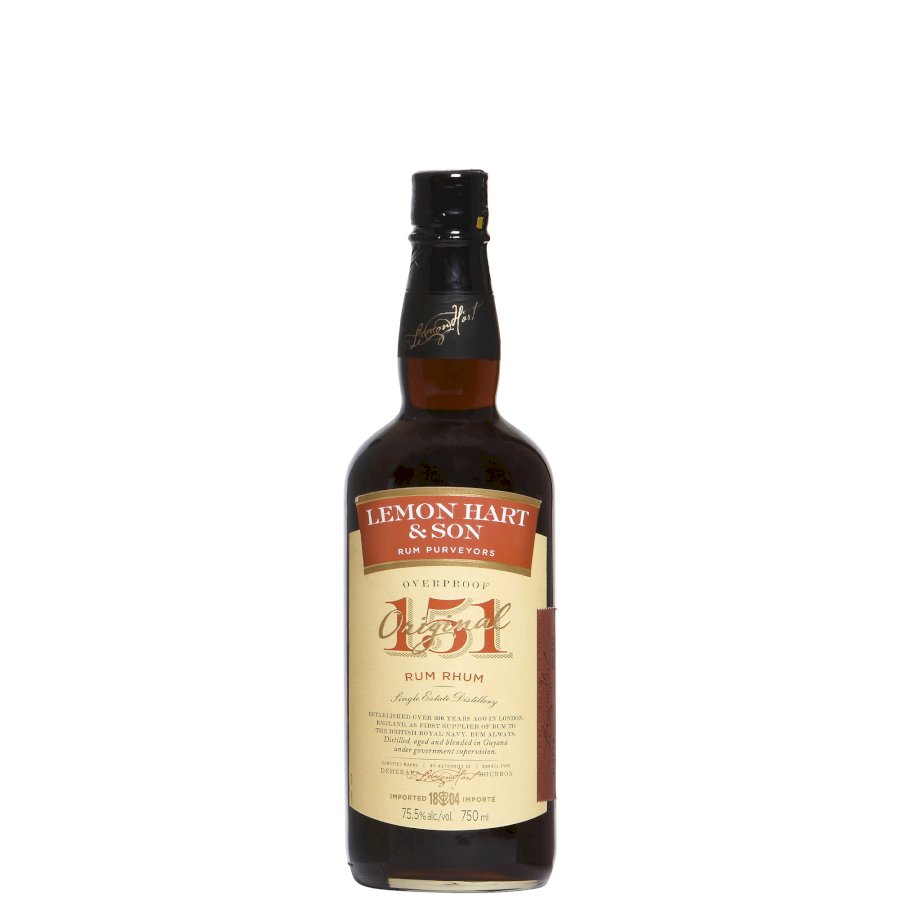 Lemon Hart 151 bottled in the 2000s