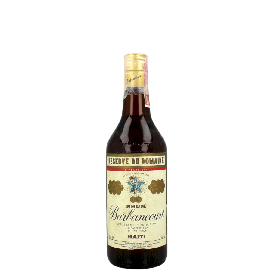 Barbancourt Reserve du Domaine 15YO bottled in the 1980s (D&C Import)