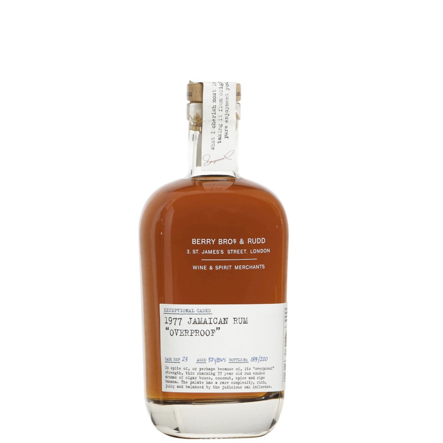 Berry Bros Exceptional Casks Jamaican Rum 1977 37YO